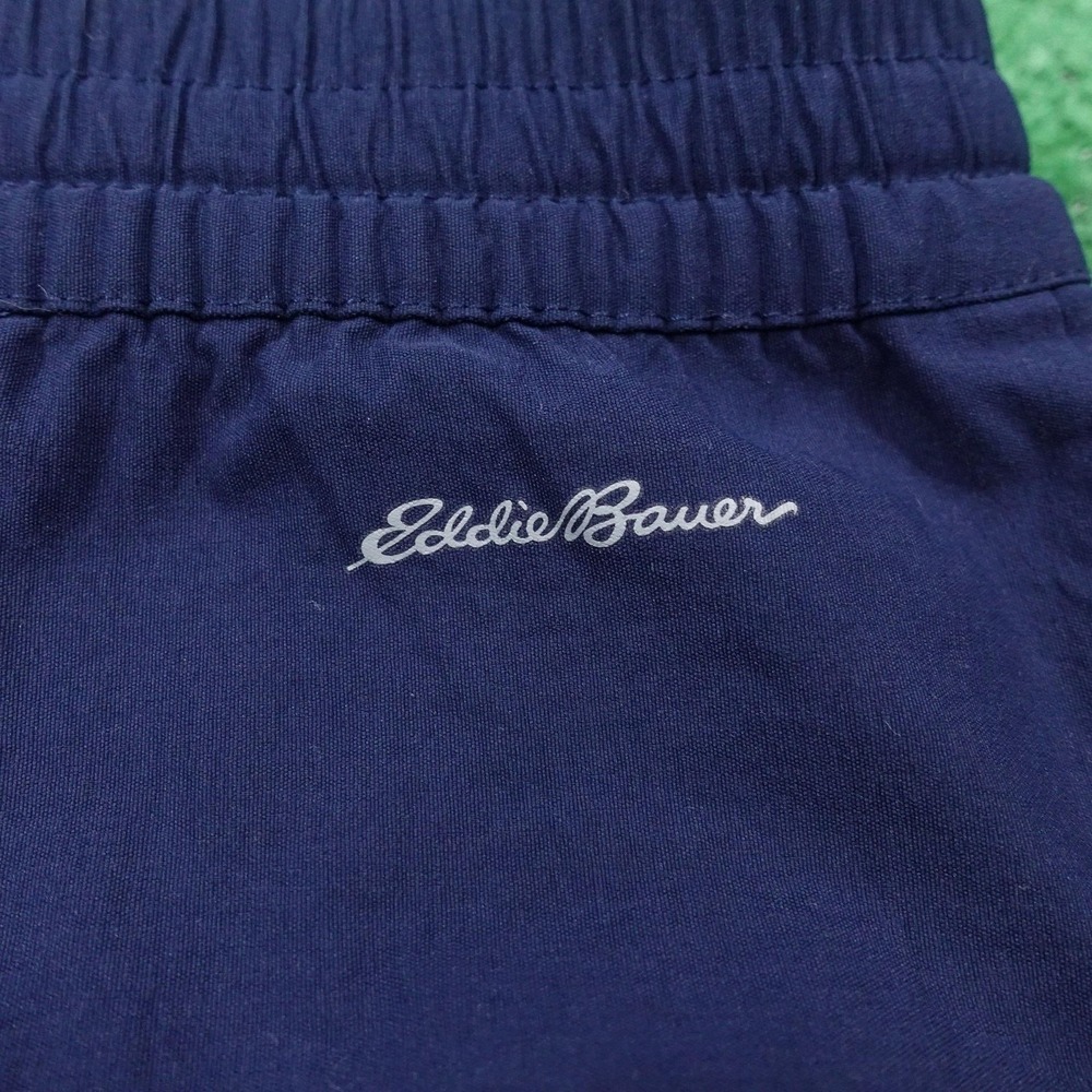 Eddie Bauer Skirt Womens Medium Blue Wrap Drawstring Outdoor Athletic Elastic - Picture 6 of 9